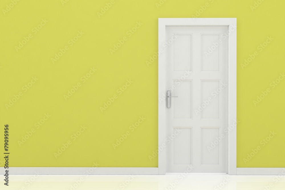 3d rendering of a door