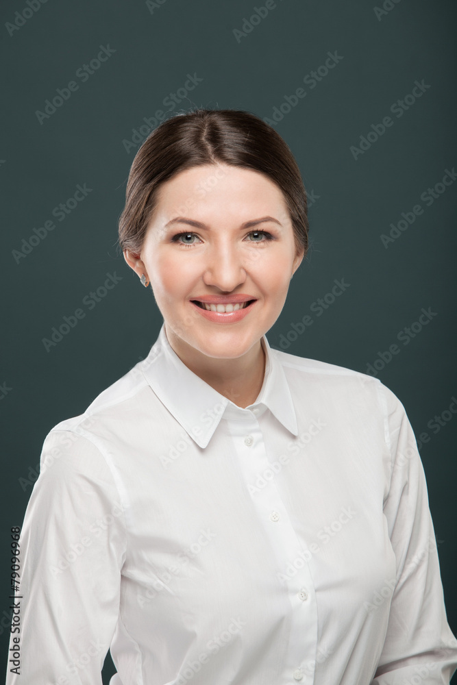 Business woman portrait . Business woman portrait .