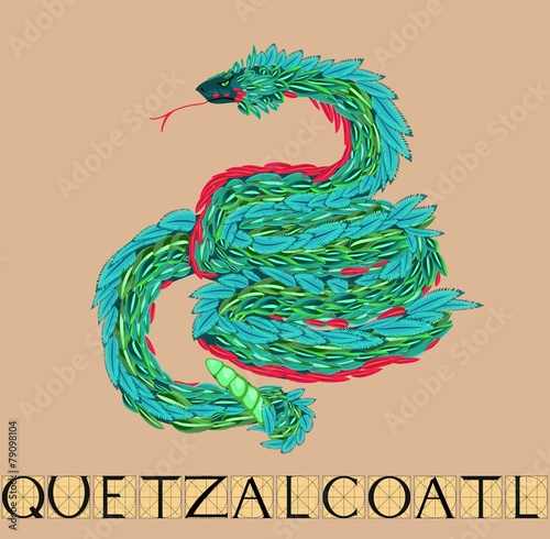 Quetzalcoatl with title