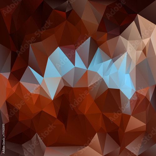 vector polygonal background - triangular design in dark colors