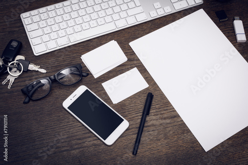 Identity design mockup photo