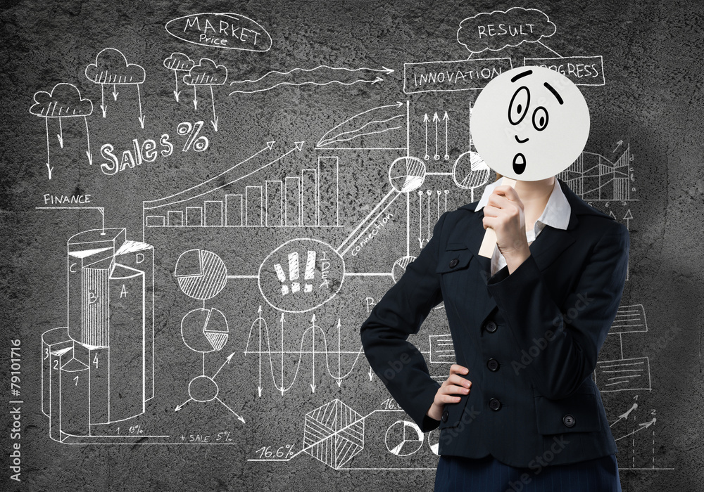 Unrecognizable businesswoman