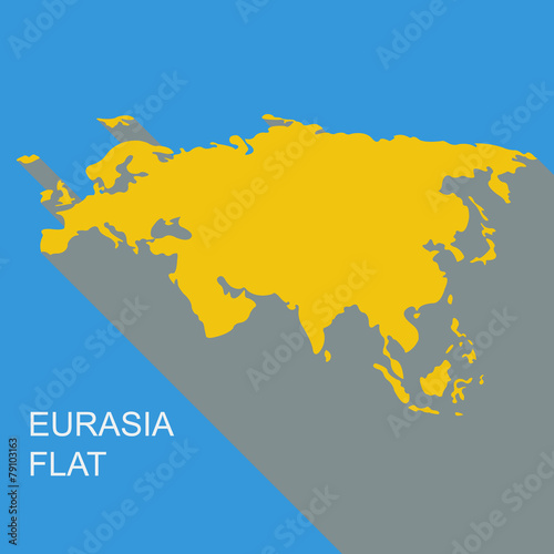 Vector eurasia flat