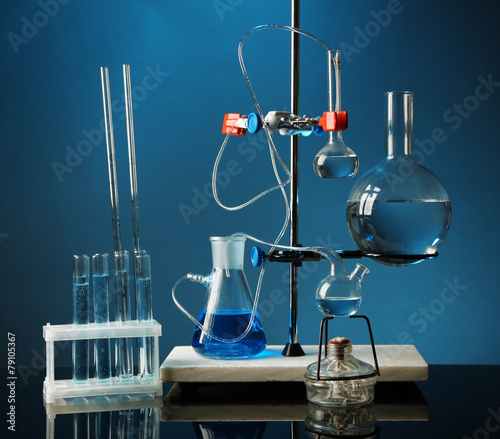 Fixed laboratory glassware