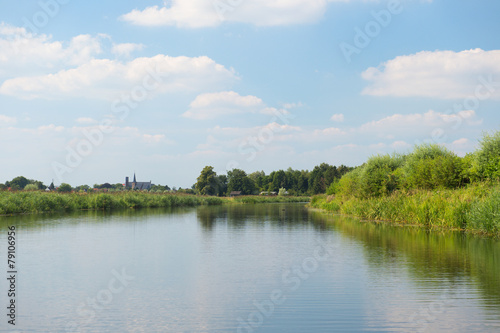 River landscape Holland