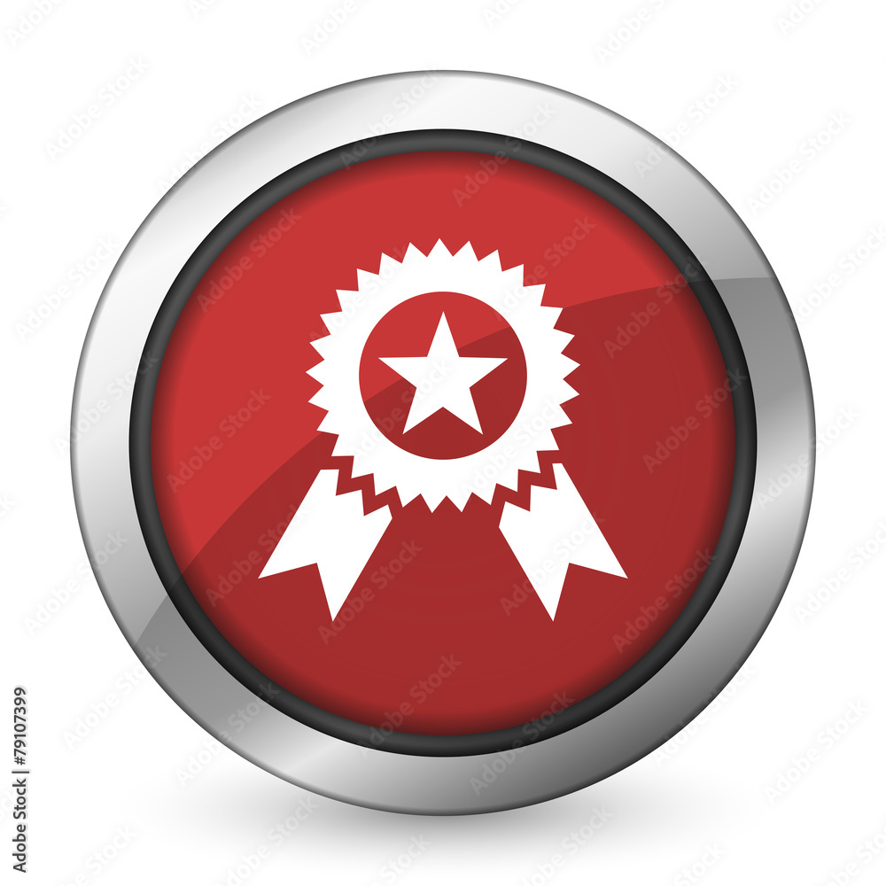 award red icon prize sign award red icon prize sign