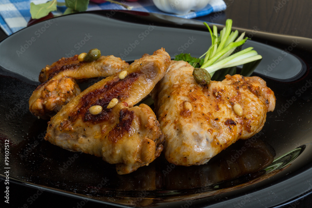 Roasted chicken wings Roasted chicken wings
