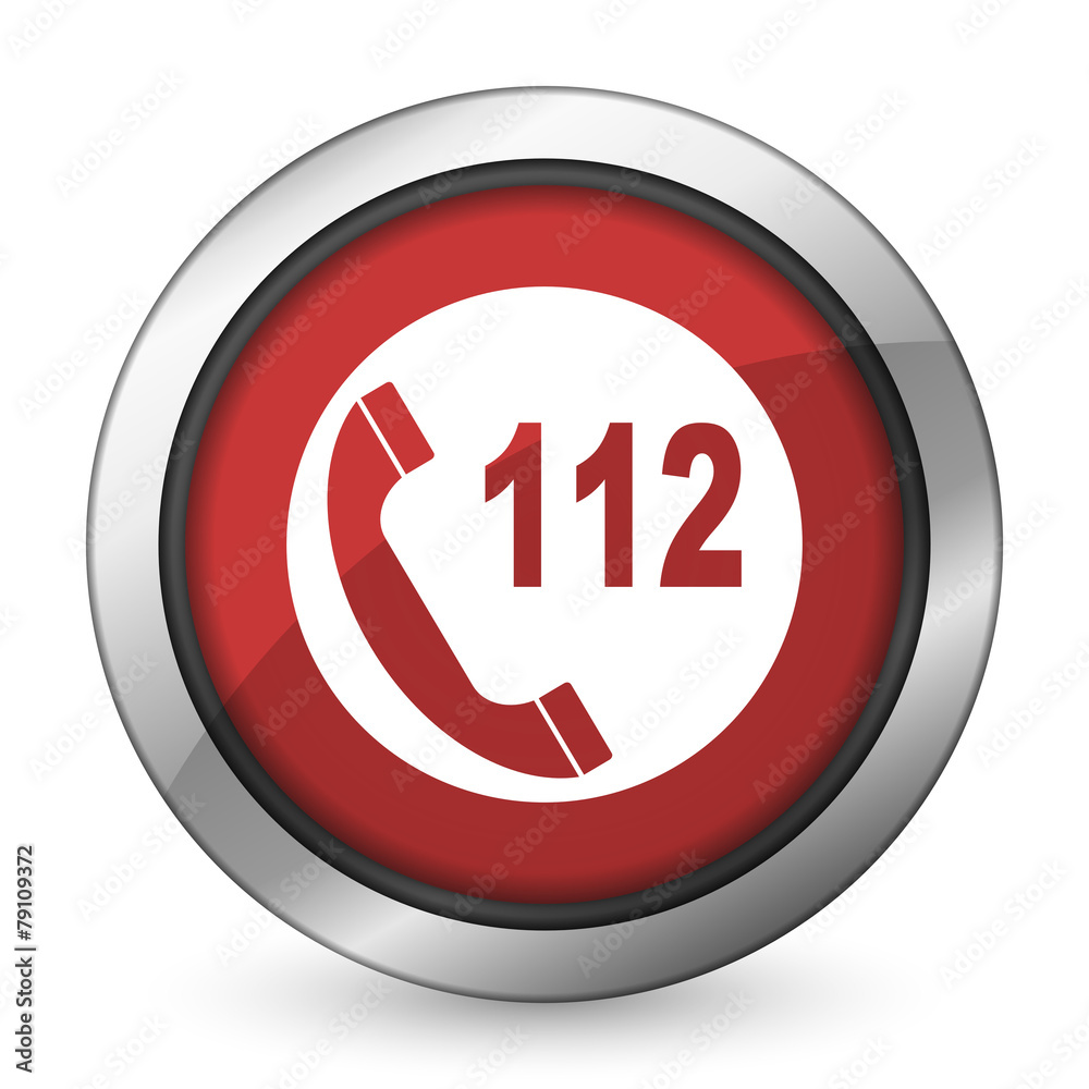 emergency call red icon 112 call sign emergency call red icon 112 call sign