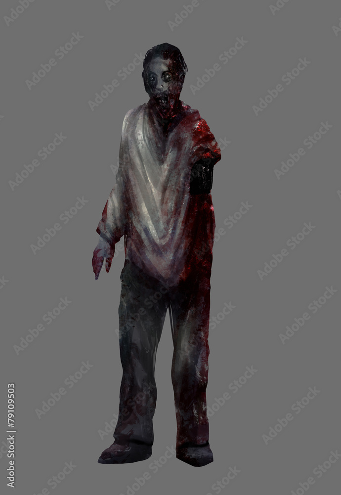 Obraz premium Zombie human