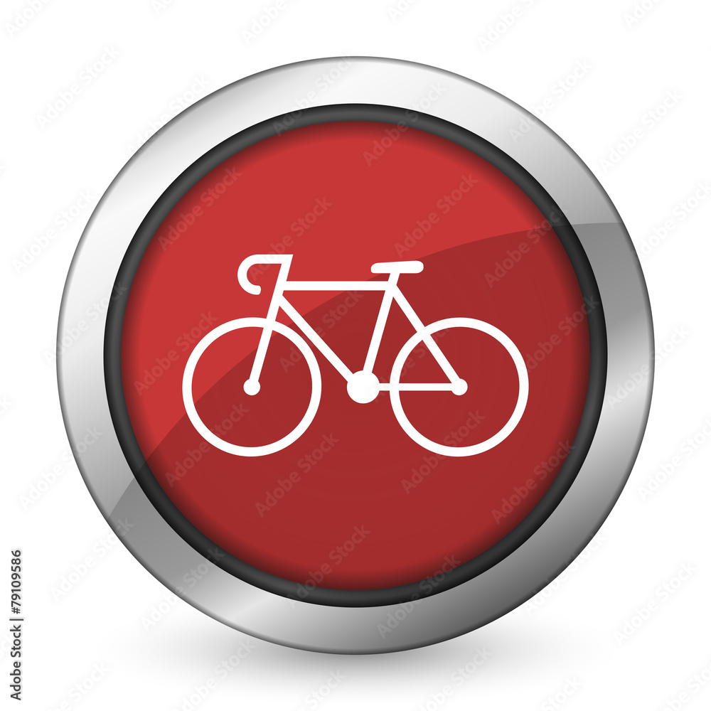 bicycle red icon bike sign bicycle red icon bike sign