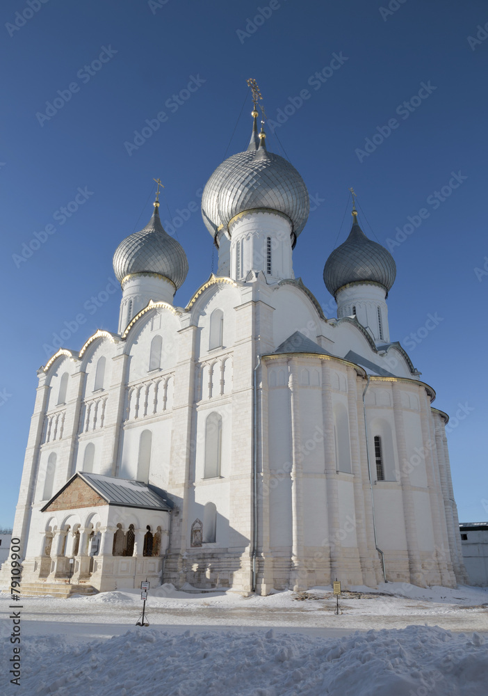 Dormition Cathedral in the Kremlin of Rostov the Great, Russia Dormition Cathedral in the Kremlin of Rostov the Great, Russia