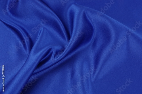 Niebieska tkanina.