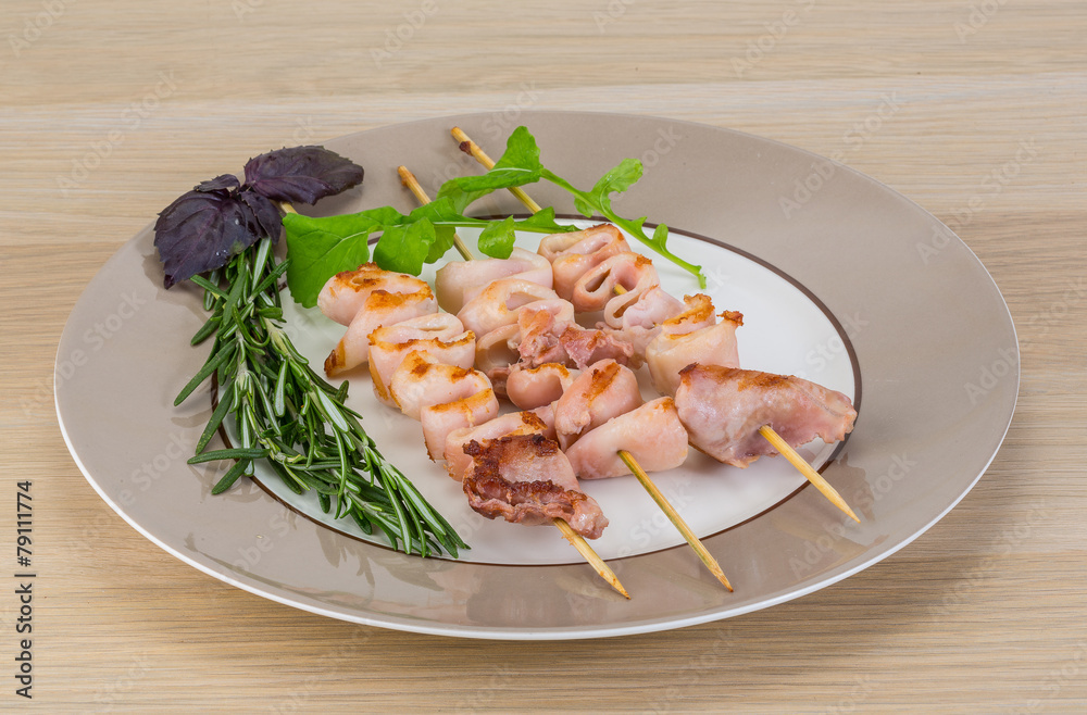 Grilled squid Grilled squid