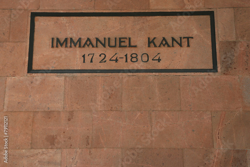Grabtafel von Immanuel Kant