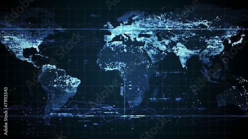 Sci Fi futuristic map