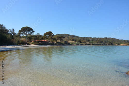 La plage d'argent de Porquerolles