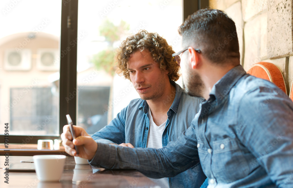 Fototapeta premium Casual meeting in a Cafe