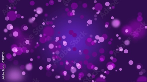 Dancing purple blobs and orbs, stylish motion background
