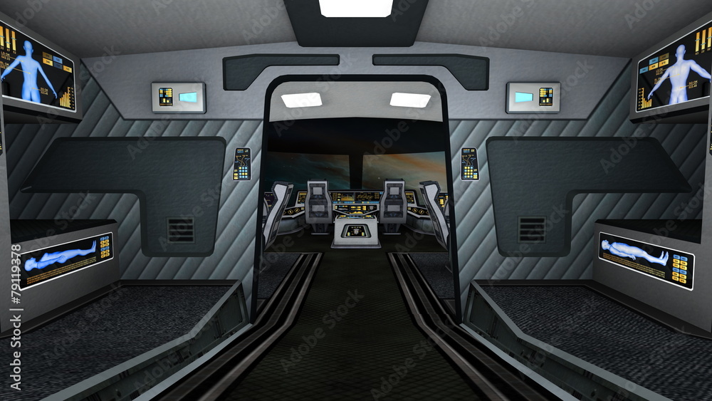 宇宙船内 宇宙船内