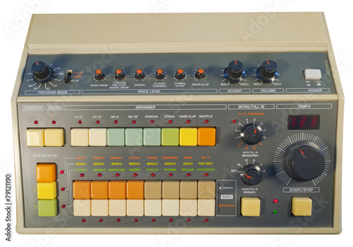 Analog drum machine photo