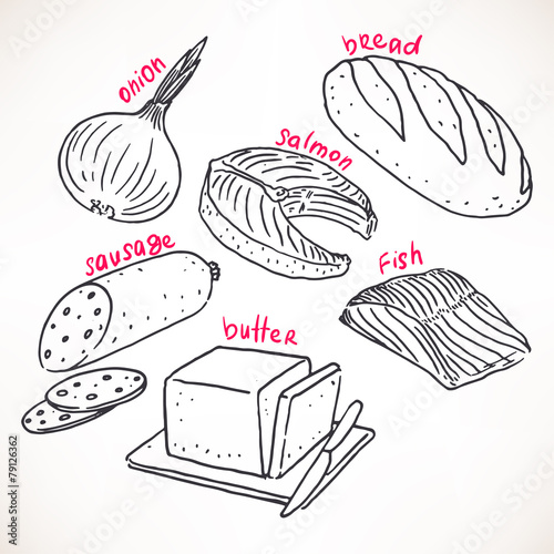 Collection of hand-drawn products - 3
