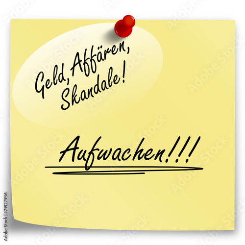 Geld, Affären, und Skandale!