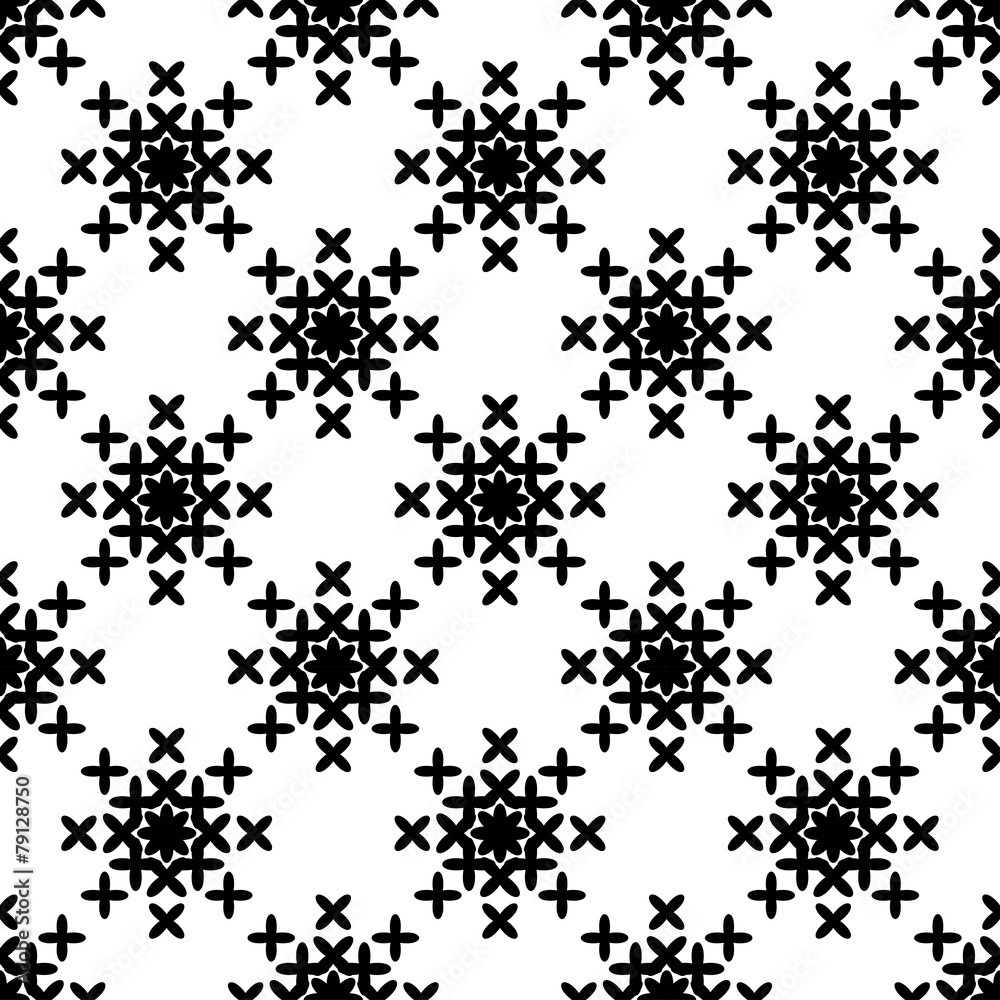 Black and white geometric seamless pattern, abstract background. Black and white geometric seamless pattern, abstract background.