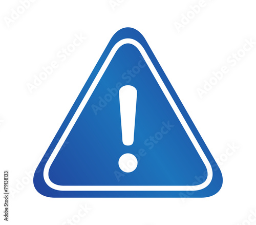 Exclamation danger sign