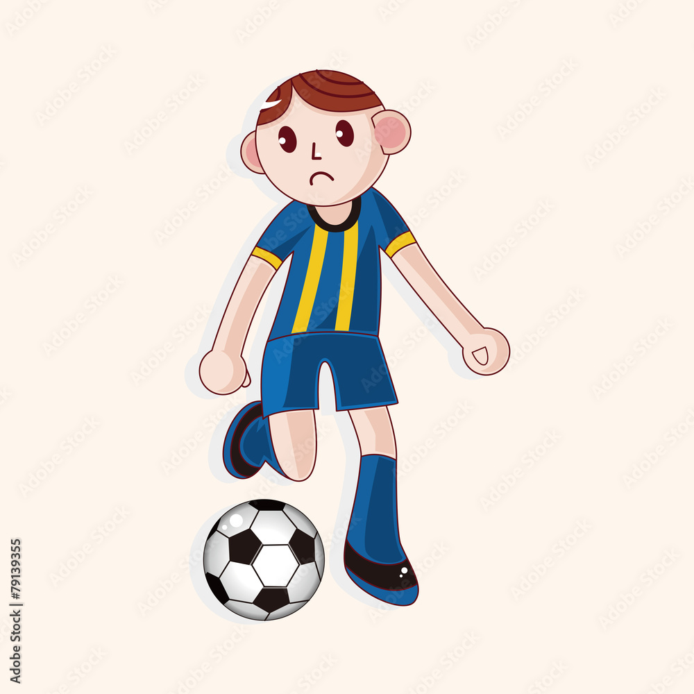 Sport soccer player theme elements vector,eps Sport soccer player theme elements vector,eps
