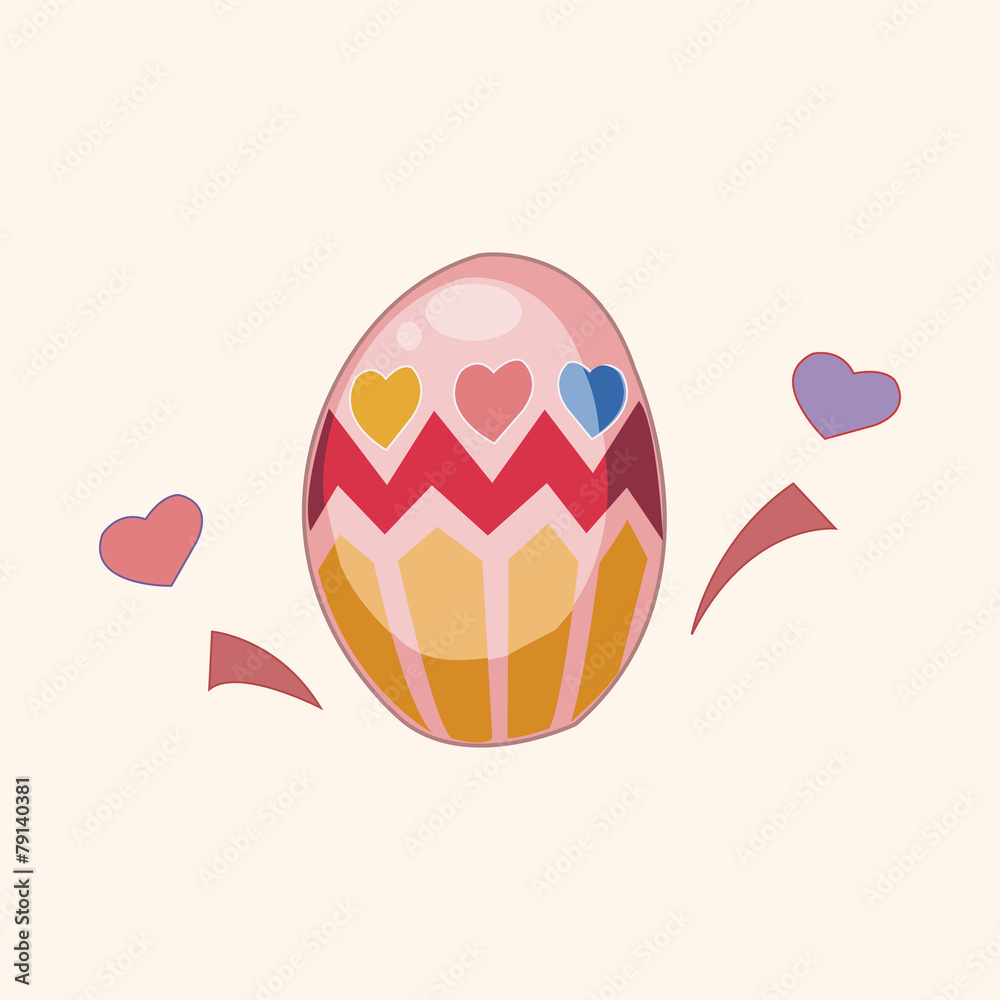 easter painting egg theme elements vector,eps