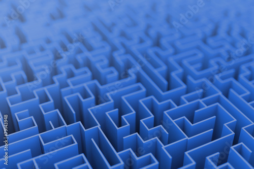 Infinite maze background, business concepts. photo