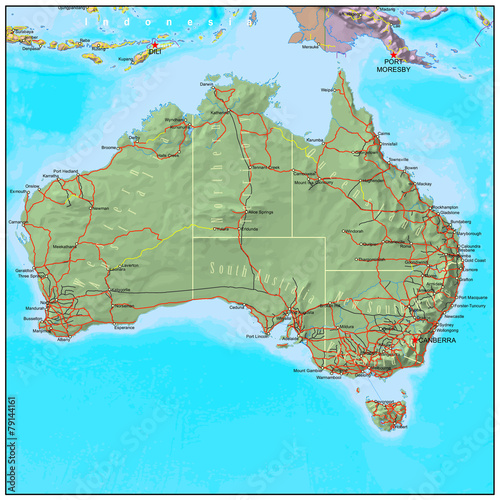 Australia road map