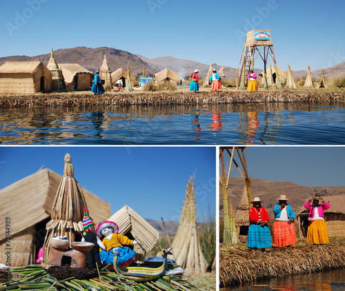 Lake Titicaca, Uros, Peru