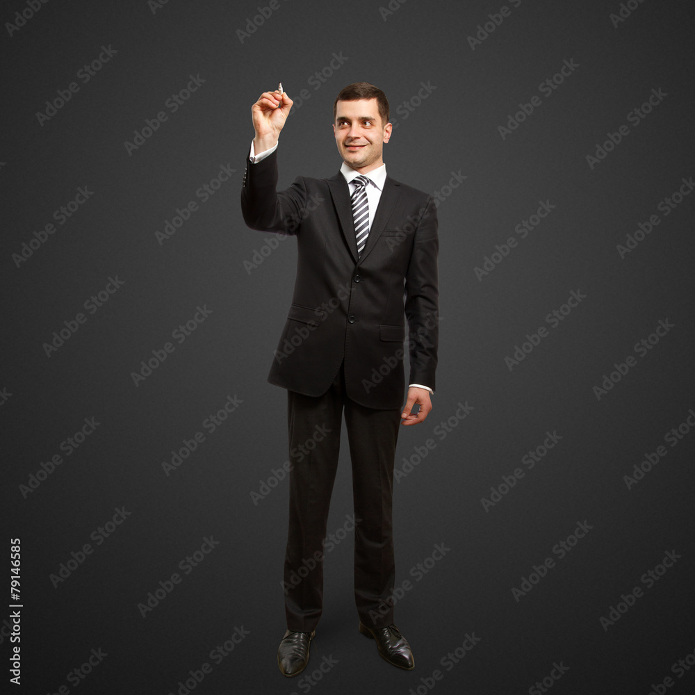 businessman with marker businessman with marker