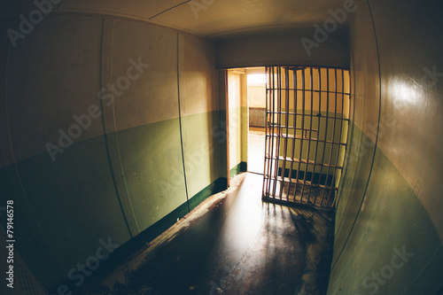 Inside of an abandoned penitentiary