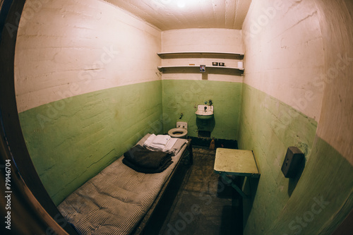 Inside of an abandoned penitentiary