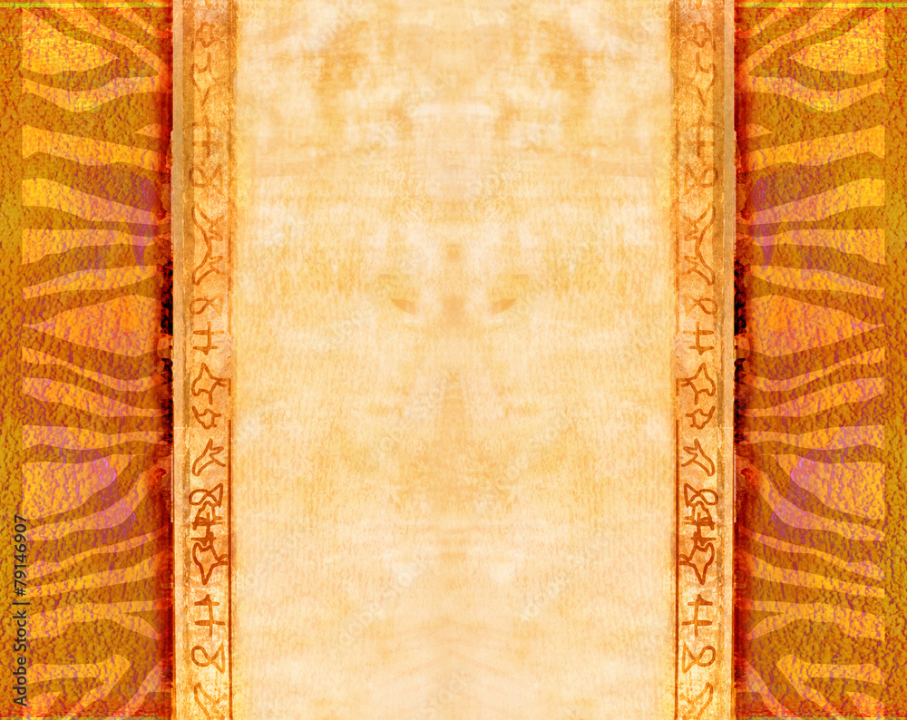 Grunge background - african traditional patterns Grunge background - african traditional patterns