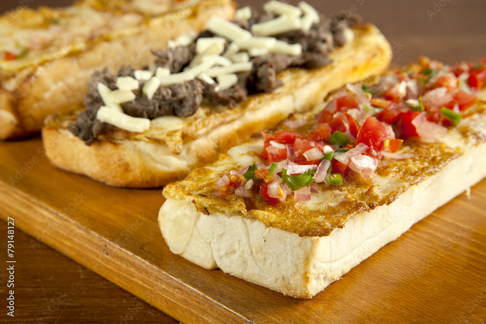 Delicious salsa open faced sandwiches Delicious salsa open faced sandwiches