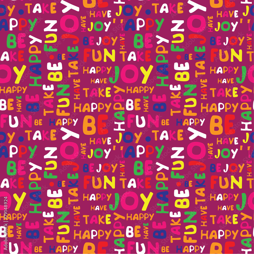 decorative seamless pattern with words decorative seamless pattern with words