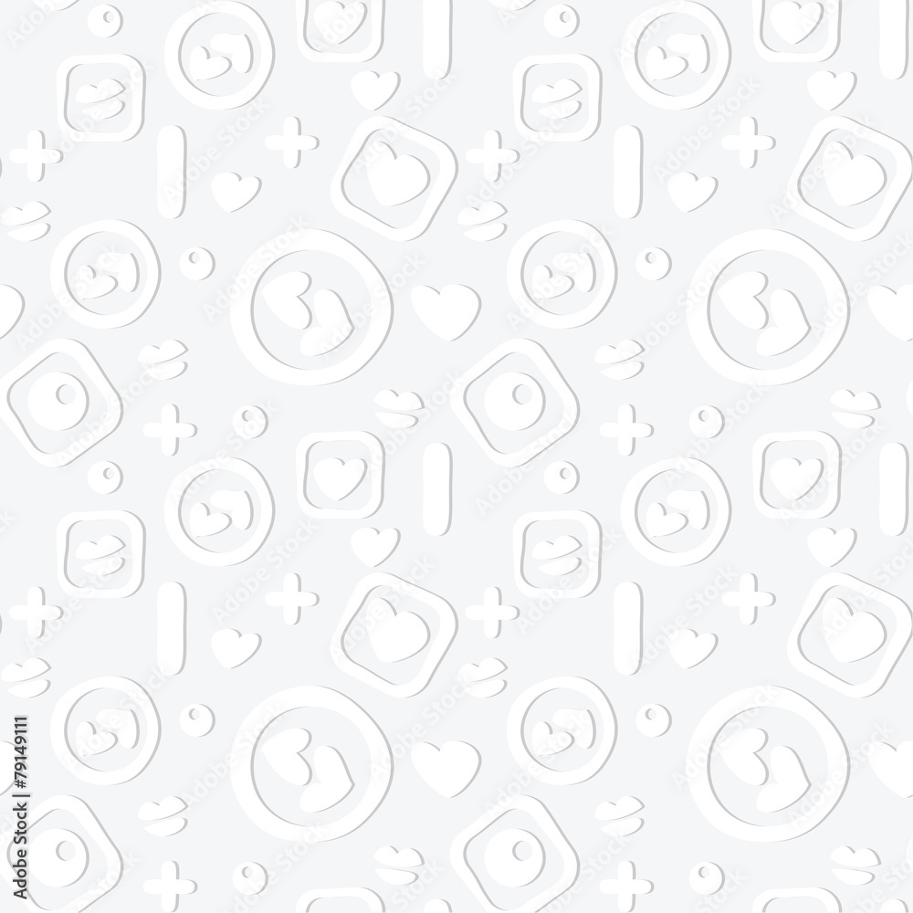 decorative seamless pattern with love symbols decorative seamless pattern with love symbols
