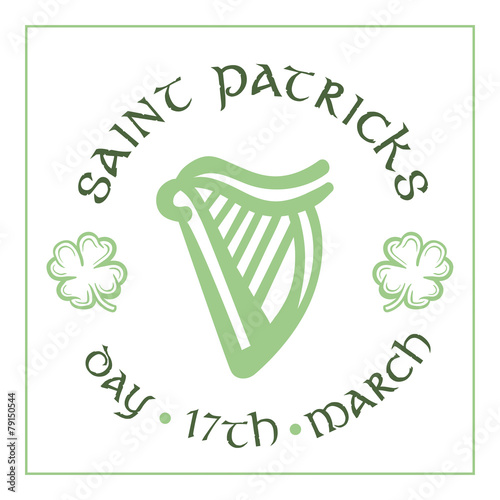 St patricks day greeting vector