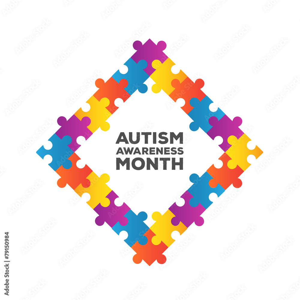 Autism awareness design vector