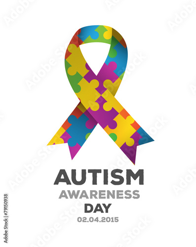Autism awareness design vector