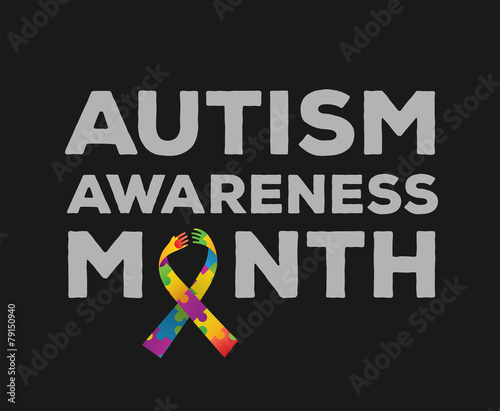 Autism awareness design vector