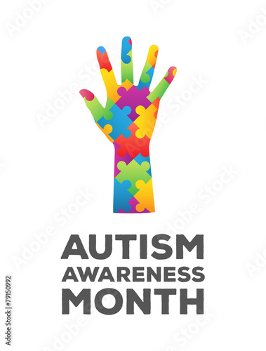 Autism awareness design vector