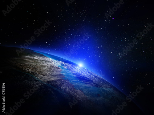 Fototapeta Naklejka Na Ścianę i Meble -  World from space