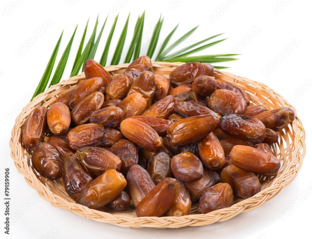 Obraz premium Date fruits in a dish