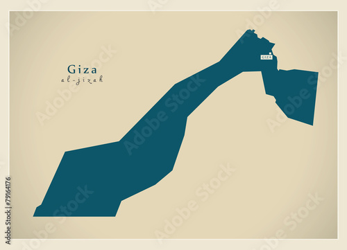 Modern Map - Giza EG