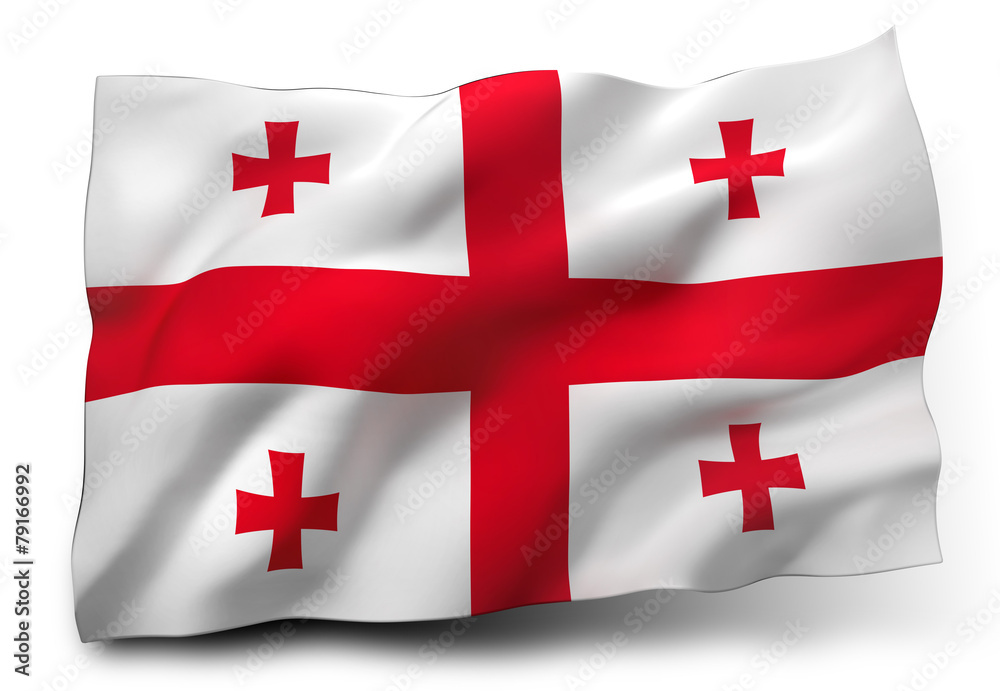 Obraz premium flag of Georgia