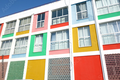 Colorful building photo